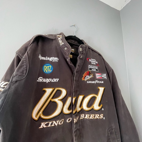Vintage Budweiser NASCAR Racing Jacket Size XL - Picture 4 of 12